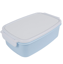 Toon details voor Subli Lunchbox baby blue + losse deksel 18,6 x 12,6 x 6 cm. Afbeelding van Subli Lunchbox baby blue + losse deksel 18,6 x 12,6 x 6 cm.